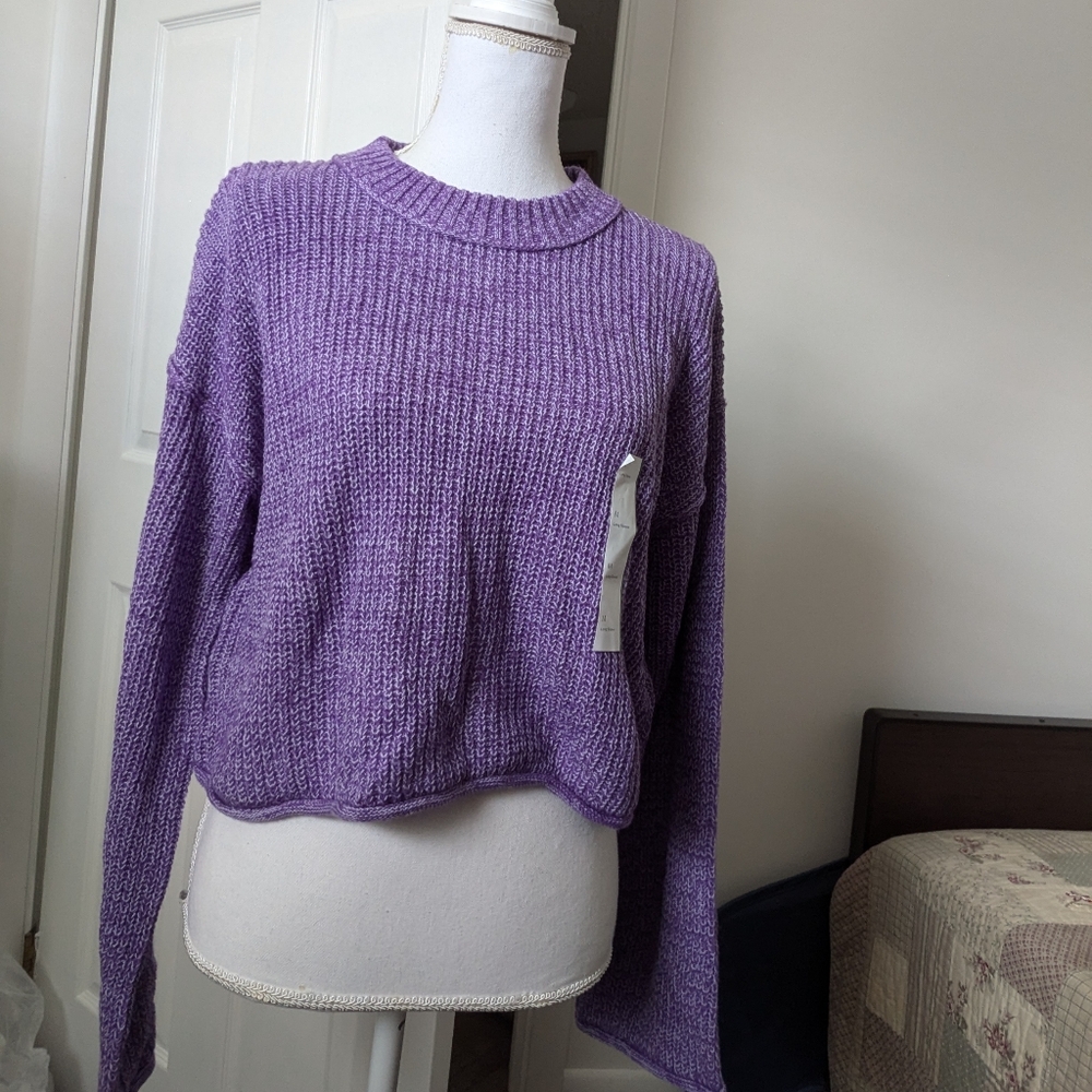 Wild Fable cropped sweater M NWT